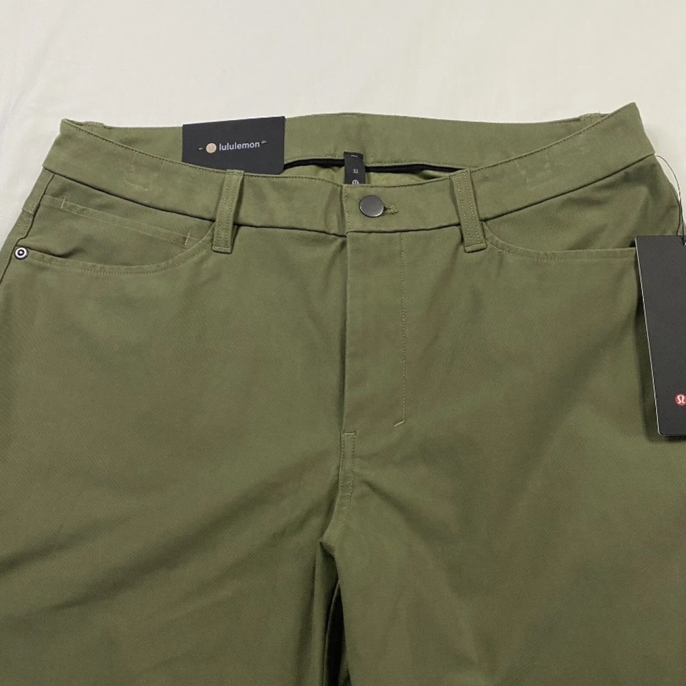 Lululemon ABC Slim-Fit Pant 32”L *Utilitech BALF Bay Leaf Green Men's Size 28 - Picture 3 of 6